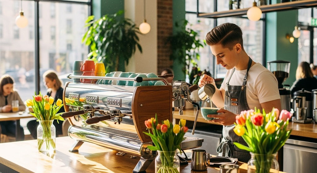 Máquinas de café para Horeca: Disfruta la primavera